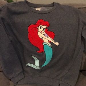 Disney Little Mermaid appliqué sweatshirt